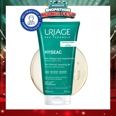 URIAGE - Hyseac Anti-Blemish Cleansing Gel (For Oily Skin Prone To Blemishes) 150ml