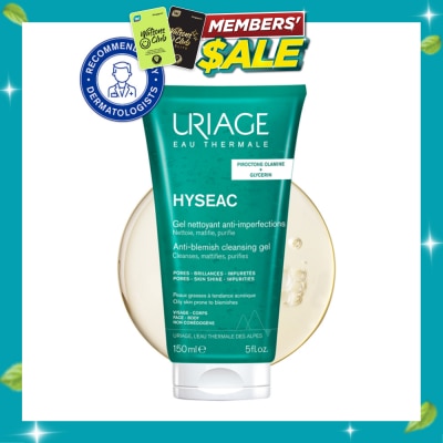 URIAGE Hyseac Anti Blemish Cleansing Gel (For Oily Skin Prone To Blemishes) 150ml (Expiry: Jul`2027) image