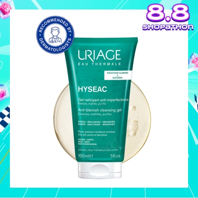 URIAGE Hyseac Anti-Blemish Cleansing Gel (For Oily Skin Prone To Blemishes) 150ml