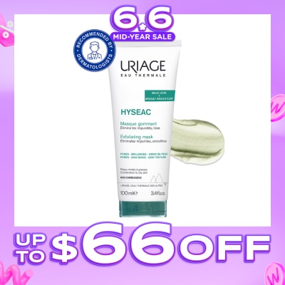 URIAGE - Hyseac Exfoliating Mask With Malic Acid + Argile/Kaolin Clay (For Combination To Oily Skin) 100ml