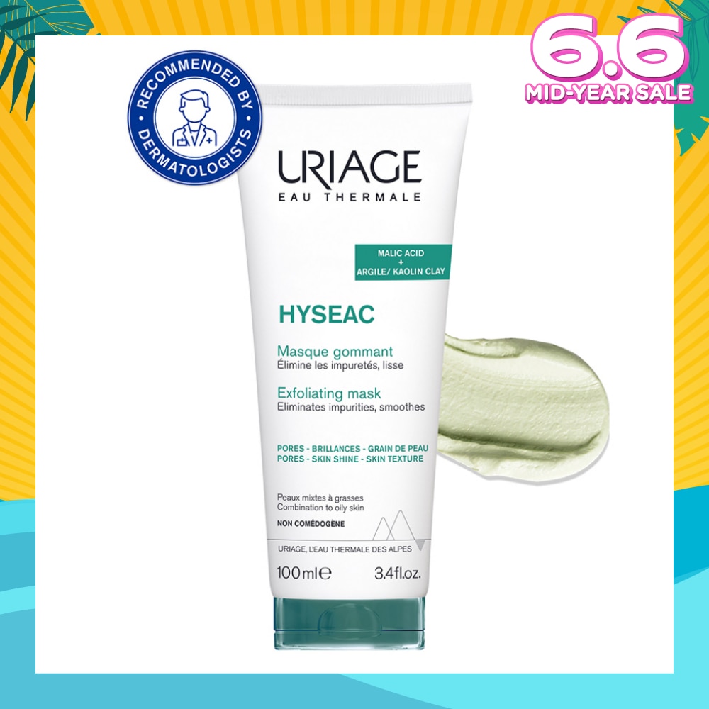 Hyseac Exfoliating Mask With Malic Acid + Argile/Kaolin Clay (For Combination To Oily Skin) 100ml
