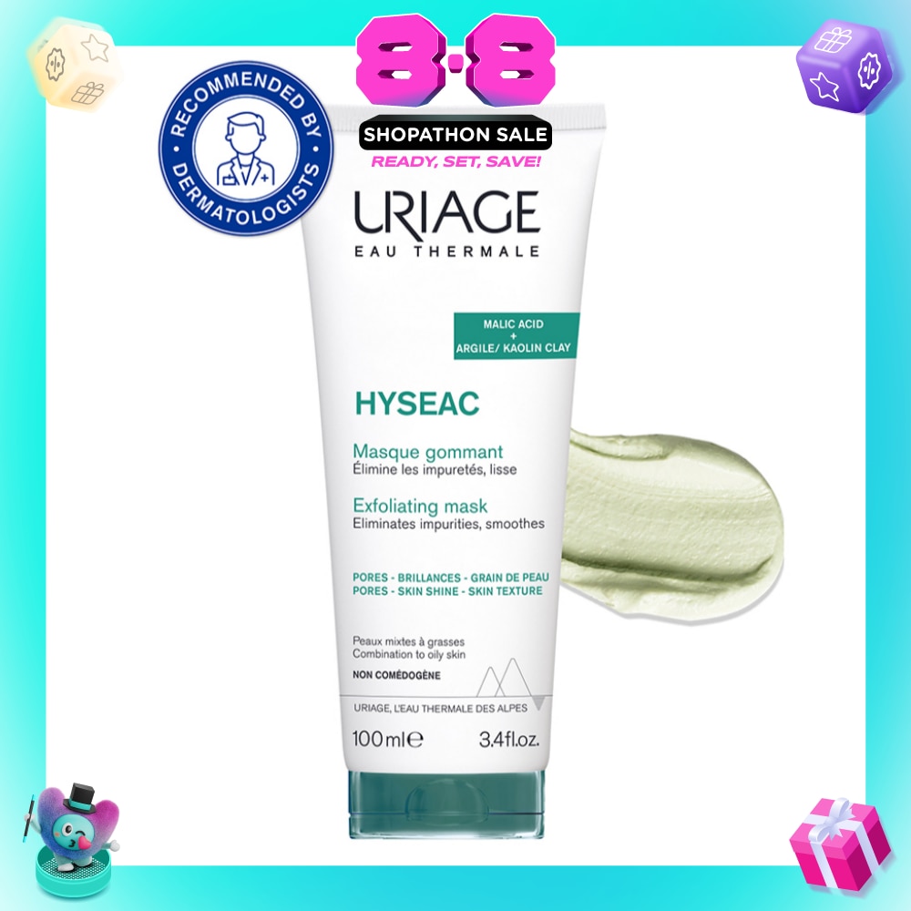 Hyseac Exfoliating Mask With Malic Acid + Argile/Kaolin Clay (For Combination To Oily Skin) 100ml