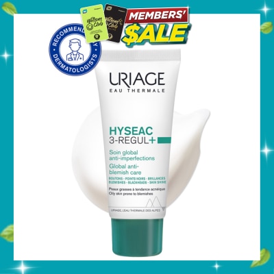 URIAGE Hyseac 3 Regul+ Global Anti Blemish Care (For Oily Skin Prone To Blemishes) 40ml image