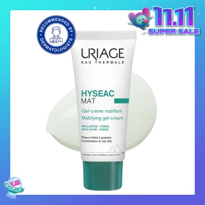 URIAGE Hyseac Mat Mattifying Gel-Cream (For Combination To Oily Skin) 40ml