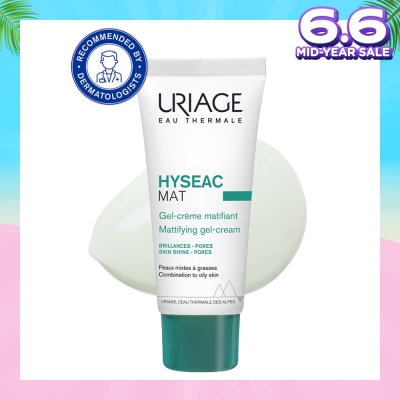 URIAGE Hyseac Mat Mattifying Gel-Cream (For Combination To Oily Skin) 40ml
