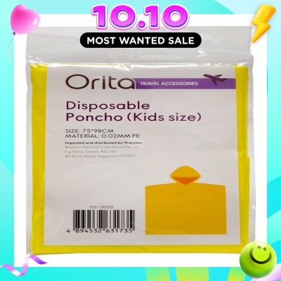 ORITA Disposable Poncho Kids 1s image
