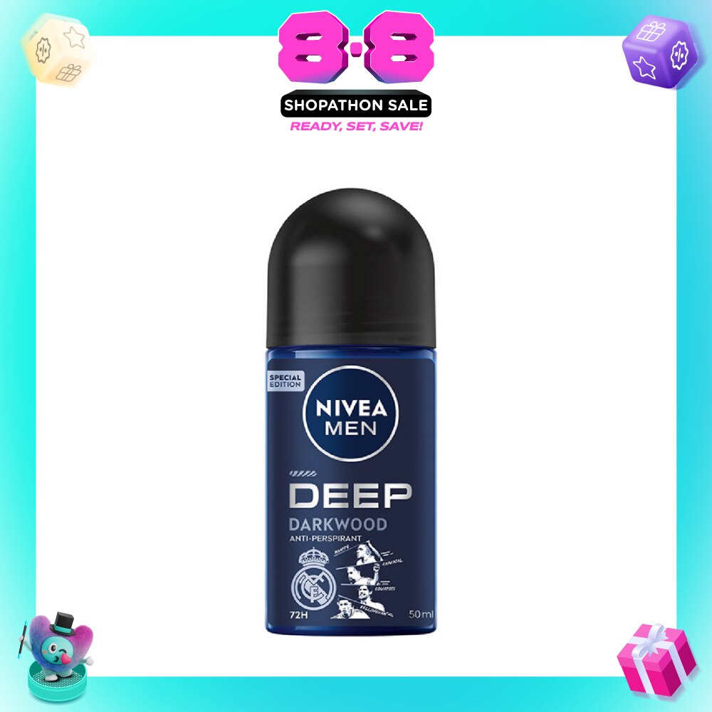 For Men Deep Dry Clean Feel Anti-Perspirant Roll-On 50ml