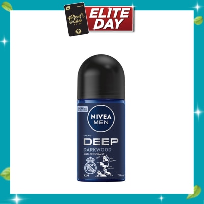 NIVEA For Men Deep Dry Clean Feel Anti Perspirant Roll On 50ml image