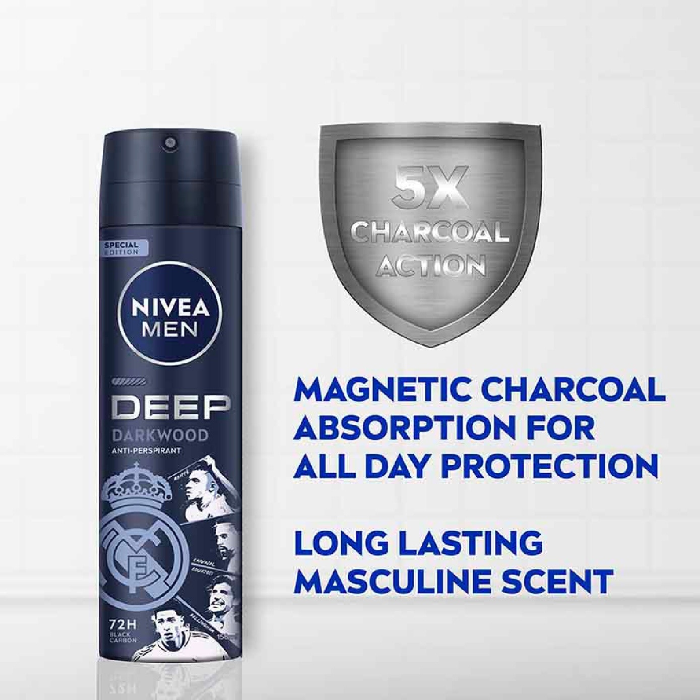For Men Deep Dry Clean Feel Anti-Perspirant Spray 150ml