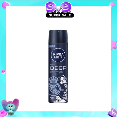 NIVEA - For Men Deep Dry Clean Feel Anti-Perspirant Spray 150ml image