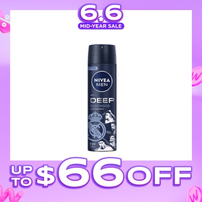 NIVEA - For Men Deep Dry Clean Feel Anti-Perspirant Spray 150ml