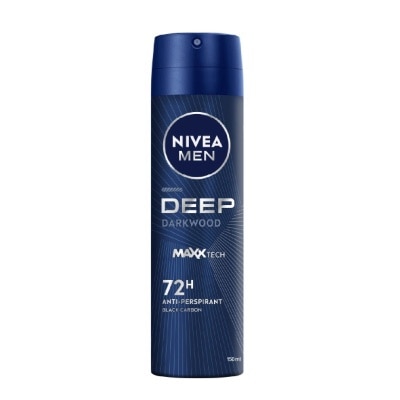 NIVEA For Men Deep Dry Clean Feel Anti-Perspirant Spray 150ml