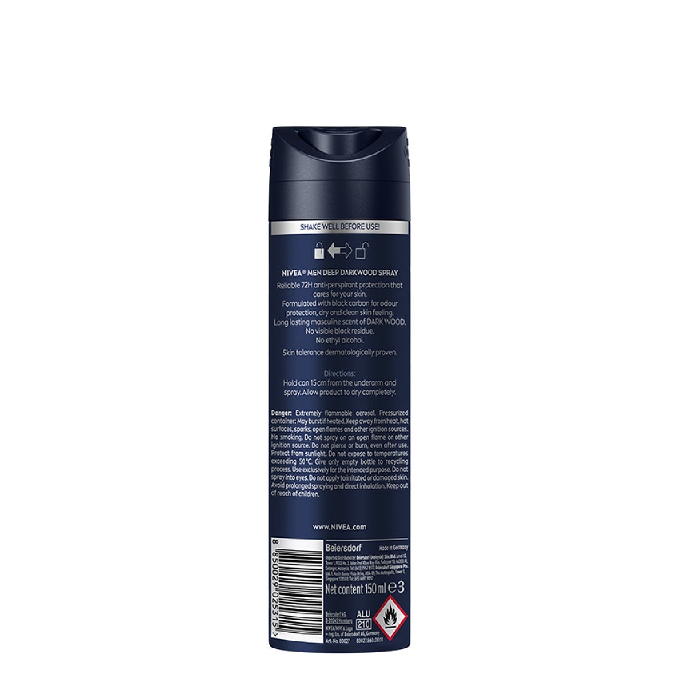 For Men Deep Dry Clean Feel Anti-Perspirant Spray 150ml