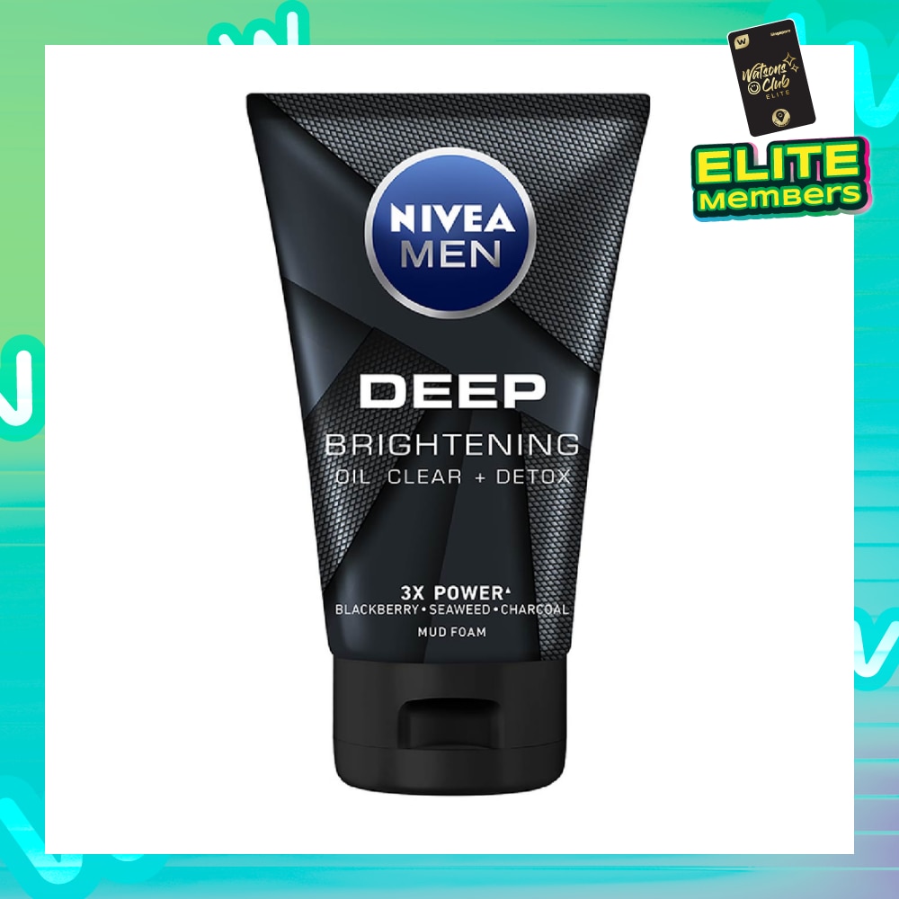For Men Deep Bright Oil Clear Mud Foam 100g