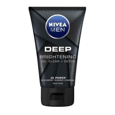 NIVEA For Men Deep Bright Oil Clear Mud Foam 100g