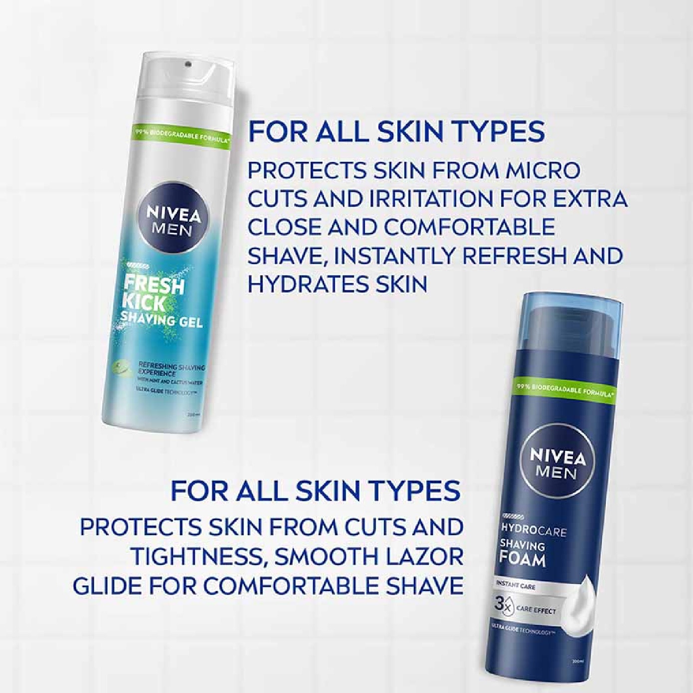 For Men Deep Smooth Shave Shaving Foam 200ml (Expiry: Apr`2027)