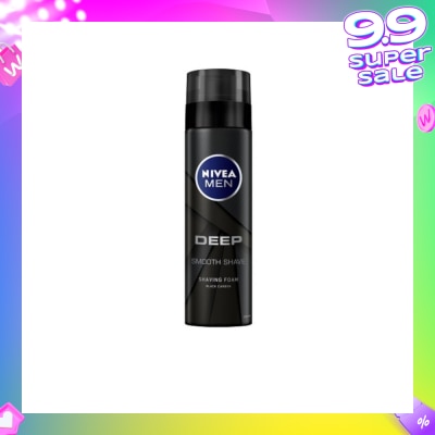 NIVEA For Men Deep Smooth Shave Shaving Foam 200ml