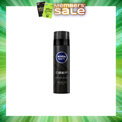 NIVEA - For Men Deep Smooth Shave Shaving Foam 200ml