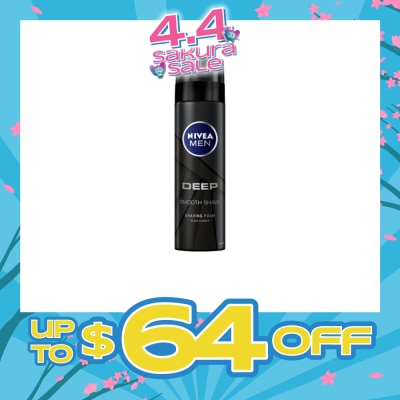 NIVEA - For Men Deep Smooth Shave Shaving Foam 200ml