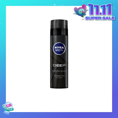 NIVEA For Men Deep Smooth Shave Shaving Foam 200ml