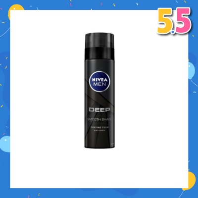NIVEA For Men Deep Smooth Shave Shaving Foam 200ml