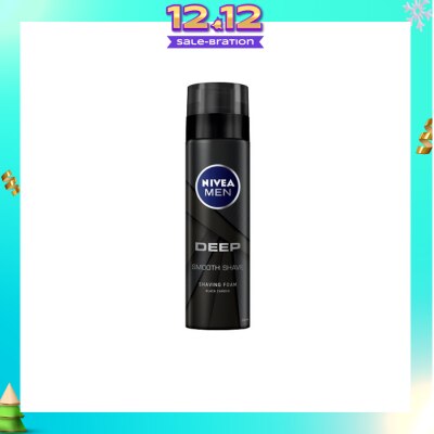 NIVEA For Men Deep Smooth Shave Shaving Foam 200ml