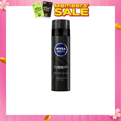 NIVEA For Men Deep Smooth Shave Shaving Foam 200ml