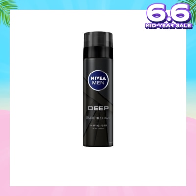 NIVEA For Men Deep Smooth Shave Shaving Foam 200ml