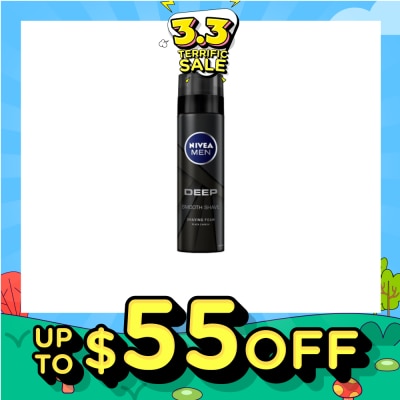 NIVEA For Men Deep Smooth Shave Shaving Foam 200ml