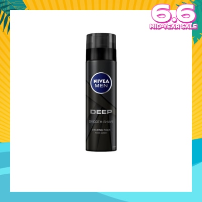 NIVEA For Men Deep Smooth Shave Shaving Foam 200ml