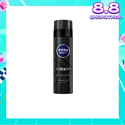 NIVEA For Men Deep Smooth Shave Shaving Foam 200ml