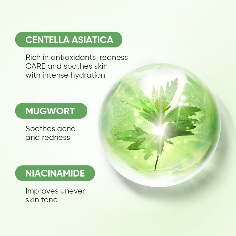 Mugwort Anti Pores & Acne Clay Mask (To Unclogs & Refines Pores, Prevents & Reduce Breakouts) 55g