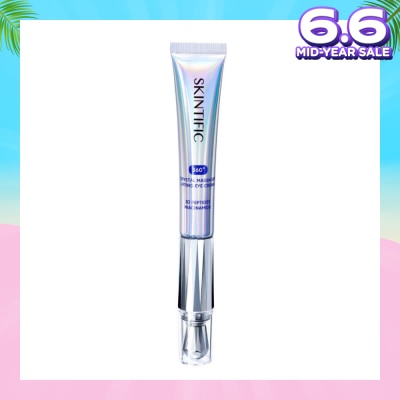 SKINTIFIC 360 Crystal Massager Lifting Eye Cream (To Reduces Fine Lines, Wrinkles, Puffiness & Dark Circles) 20g