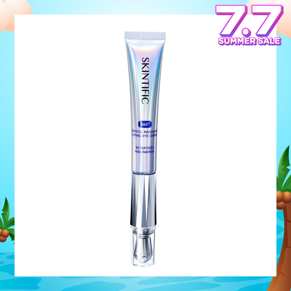 360 Crystal Massager Lifting Eye Cream (To Reduces Fine Lines, Wrinkles, Puffiness & Dark Circles) 20g