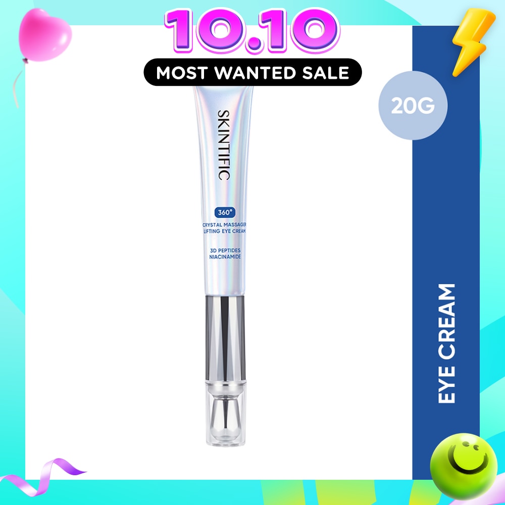 SKINTIFIC 360 Crystal Massager Lifting Eye Cream (To Reduces Fine