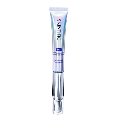 SKINTIFIC 360 Crystal Massager Lifting Eye Cream (To Reduces Fine Lines, Wrinkles, Puffiness & Dark Circles) 20g