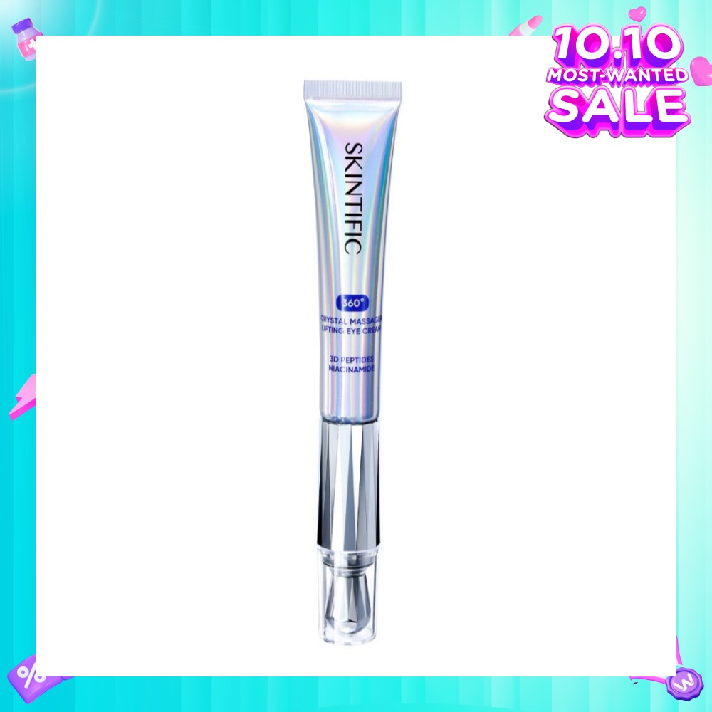 360 Crystal Massager Lifting Eye Cream (To Reduces Fine Lines, Wrinkles, Puffiness & Dark Circles) 20g