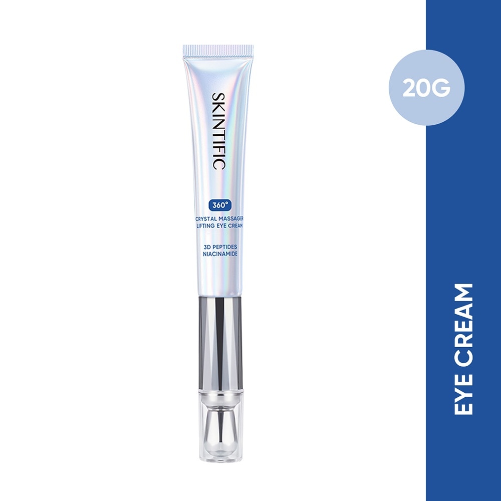 360 Crystal Massager Lifting Eye Cream (To Reduces Fine Lines, Wrinkles, Puffiness & Dark Circles) 20g