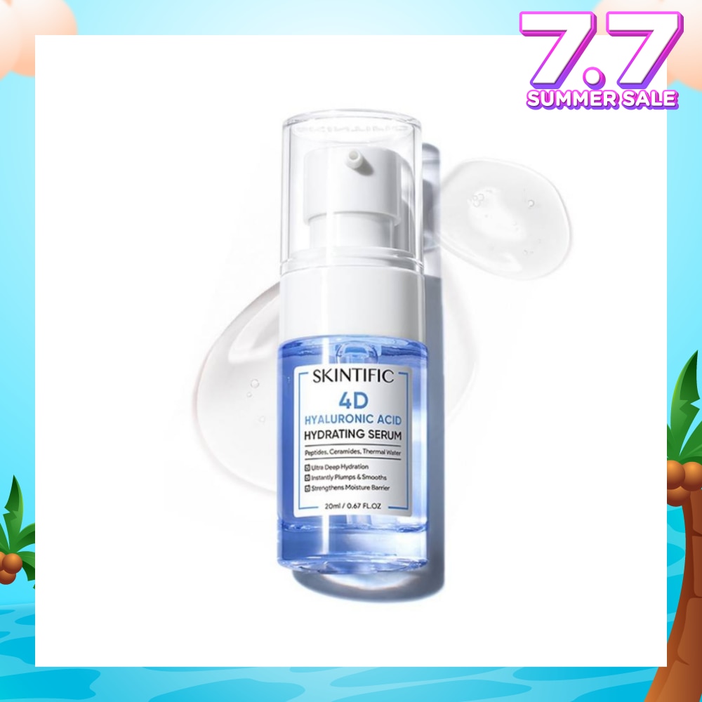 4D Hyaluronic Acid Hydrating Serum (For Ultra Deep Hydration, Instantly Plump & Smooths & Strengthens Moisture Barrier) 20ml