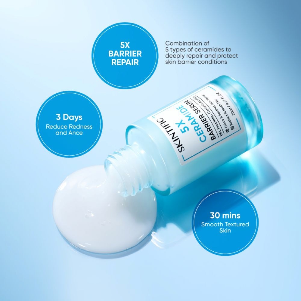 5X Ceramide Barrier Serum (To Calms & Soothes Skin Barrier & Restores Radiance & Elasticity) 20ml