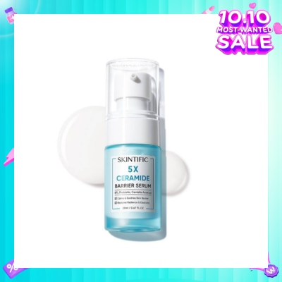 SKINTIFIC 5X Ceramide Barrier Serum (To Calms & Soothes Skin Barrier & Restores Radiance & Elasticity) 20ml