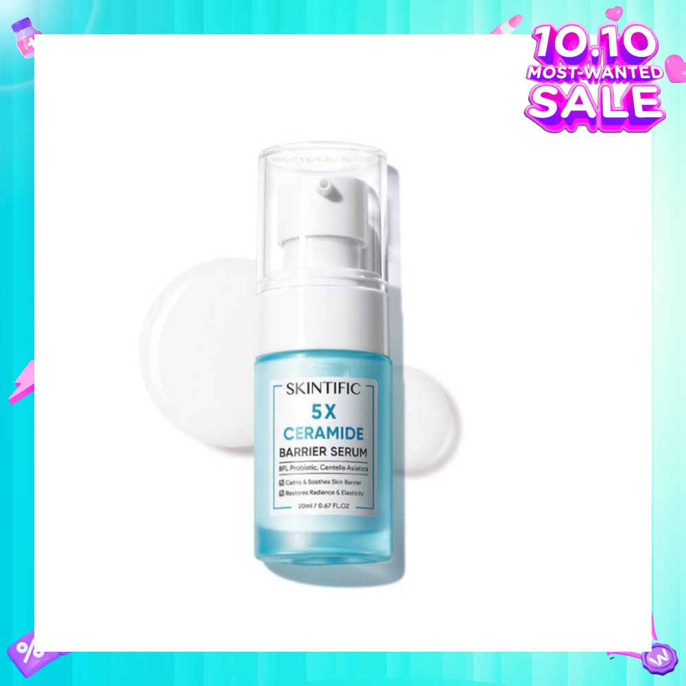 5X Ceramide Barrier Serum (To Calms & Soothes Skin Barrier & Restores Radiance & Elasticity) 20ml