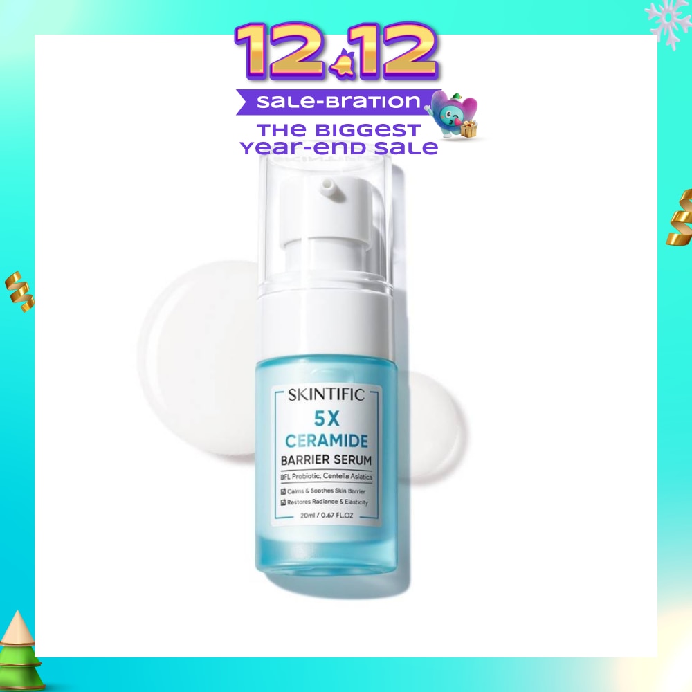 5X Ceramide Barrier Serum (To Calms & Soothes Skin Barrier & Restores Radiance & Elasticity) 20ml