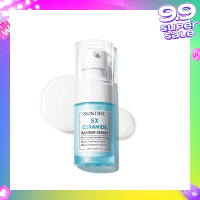 SKINTIFIC 5X Ceramide Barrier Serum (To Calms & Soothes Skin Barrier & Restores Radiance & Elasticity) 20ml