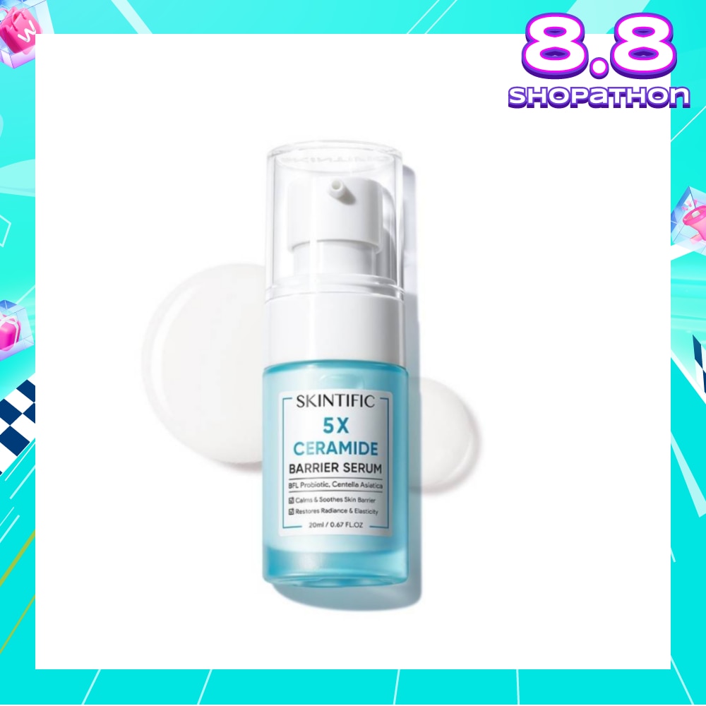 5X Ceramide Barrier Serum (To Calms & Soothes Skin Barrier & Restores Radiance & Elasticity) 20ml