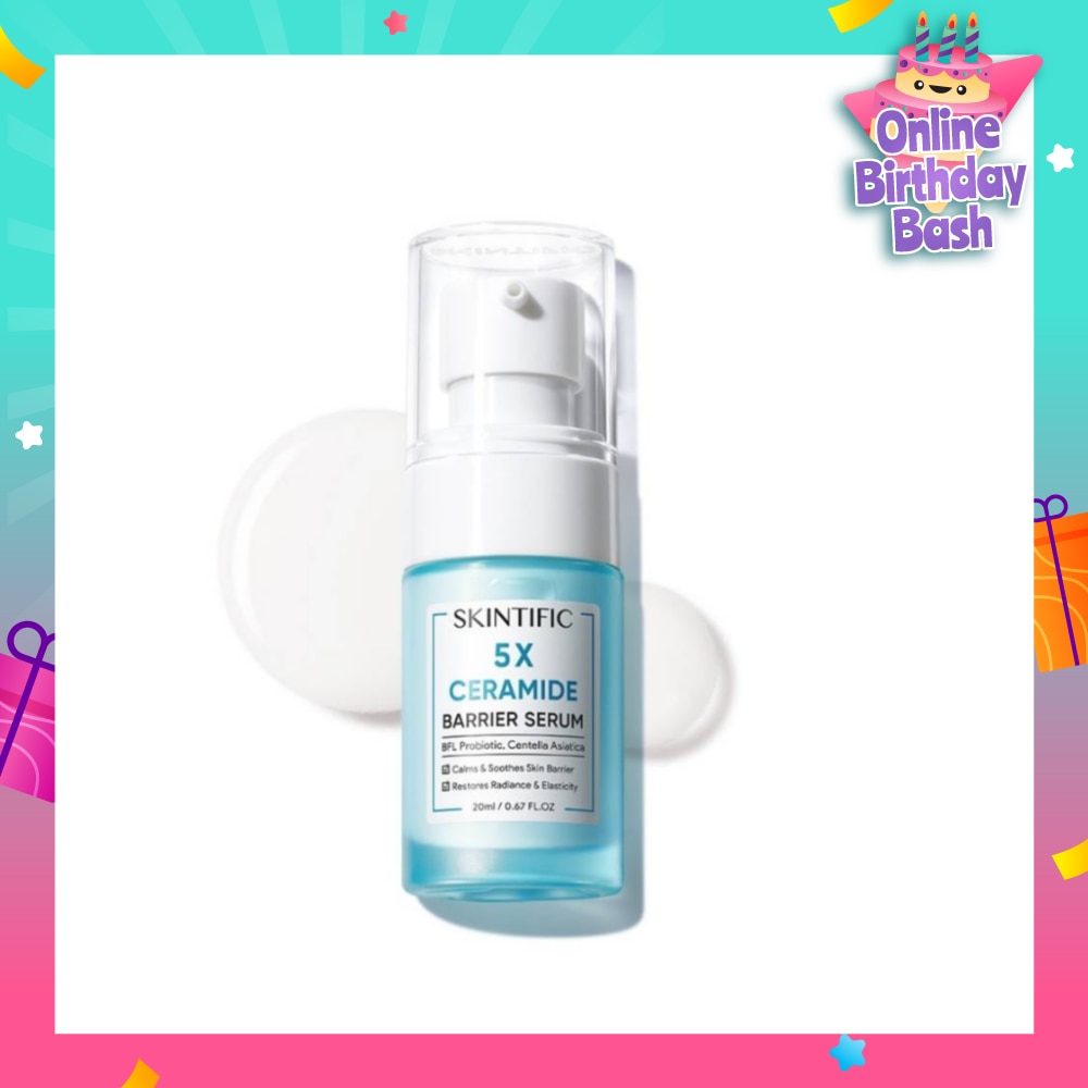 5X Ceramide Barrier Serum (To Calms & Soothes Skin Barrier & Restores Radiance & Elasticity) 20ml