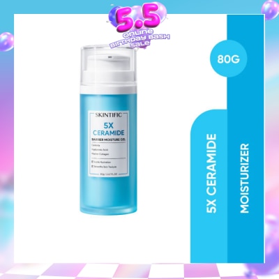 SKINTIFIC - 5X Ceramide Barrier Moisture Gel (To Locks In Hydration & Smooths Skin Texture) 80g