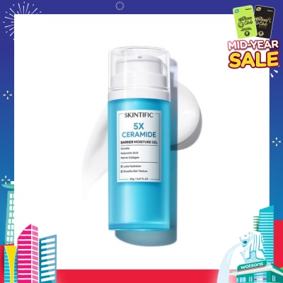 SKINTIFIC 5X Ceramide Barrier Moisture Gel (To Locks In Hydration & Smooths Skin Texture) 80g