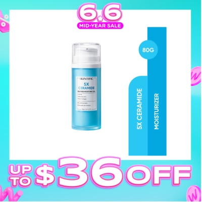 SKINTIFIC - 5X Ceramide Barrier Moisture Gel (To Locks In Hydration & Smooths Skin Texture) 80g