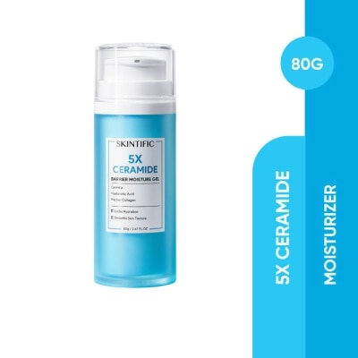 SKINTIFIC 5X Ceramide Barrier Moisture Gel (To Locks In Hydration & Smooths Skin Texture) 80g